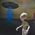 Grey Alien print image