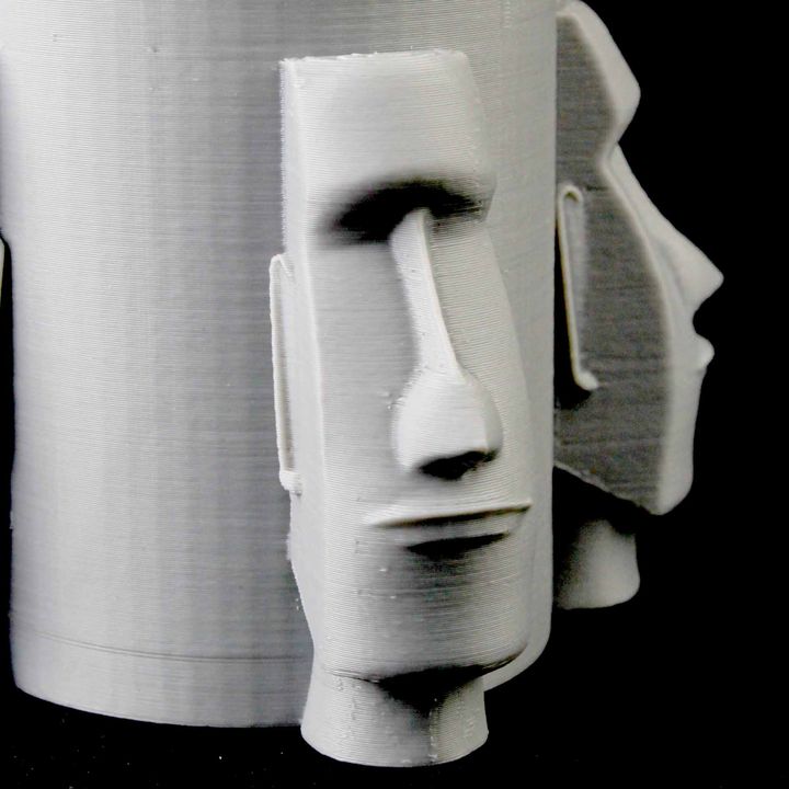 Moai Head Pot image