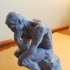 The Thinker at the Musée Rodin, France print image