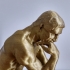 The Thinker at the Musée Rodin, France print image