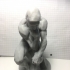 The Thinker at the Musée Rodin, France print image