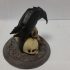 Raven Skull print image