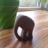 Elephant statue print image