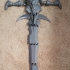 Frostmourne from Warcraft print image