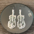 Violin Earring print image