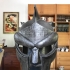 Wearable Gladiator Mask print image