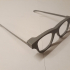 Glasses Frames with bendable arms print image