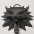 The Witcher 3 - Wolf Head Talisman print image