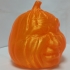 Grumpy Jack O'Lantern print image