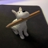 Snowy  Milou Wacom pen holder print image