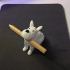 Snowy  Milou Wacom pen holder print image