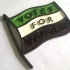 WSPU Badge - Emmeline Pankhurst's 156th Birthday print image