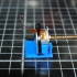 Floppy disk drive stepper motor mount print image