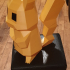 Low-Poly Pikachu print image