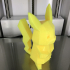 Low-Poly Pikachu print image