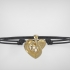 Bracelet Heart Tattoo - Metal / Leather print image