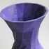 Simple Faceted Vase print image