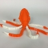 Articulated Cuttlefish! Ball-joint articulated octopus Remix! print image