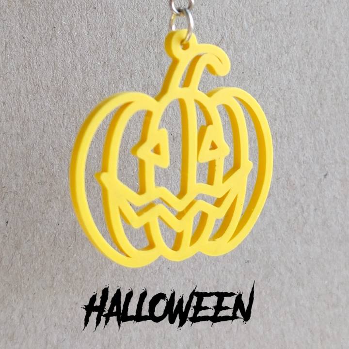 Earrings Halloween Pumpkin 1 image