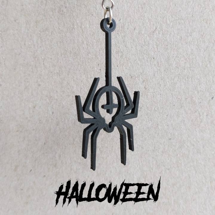 Earrings Halloween Spider 1 image