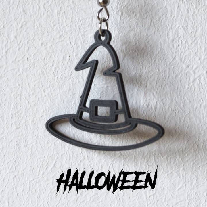 Earrings Halloween Wizard Hat 1 image