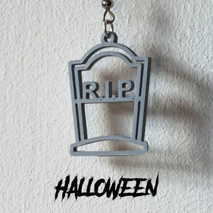 Earrings Halloween R.I.P. 1 image