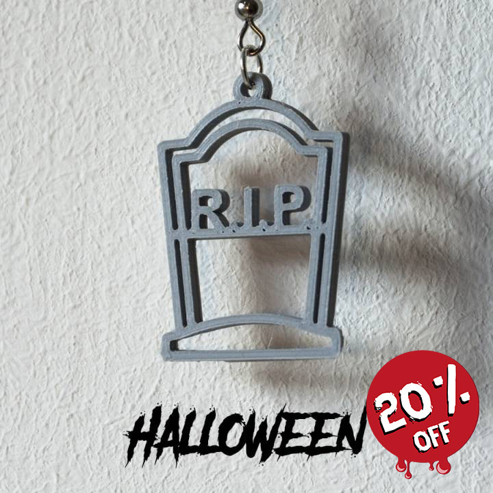 Earrings Halloween R.I.P. 1 image