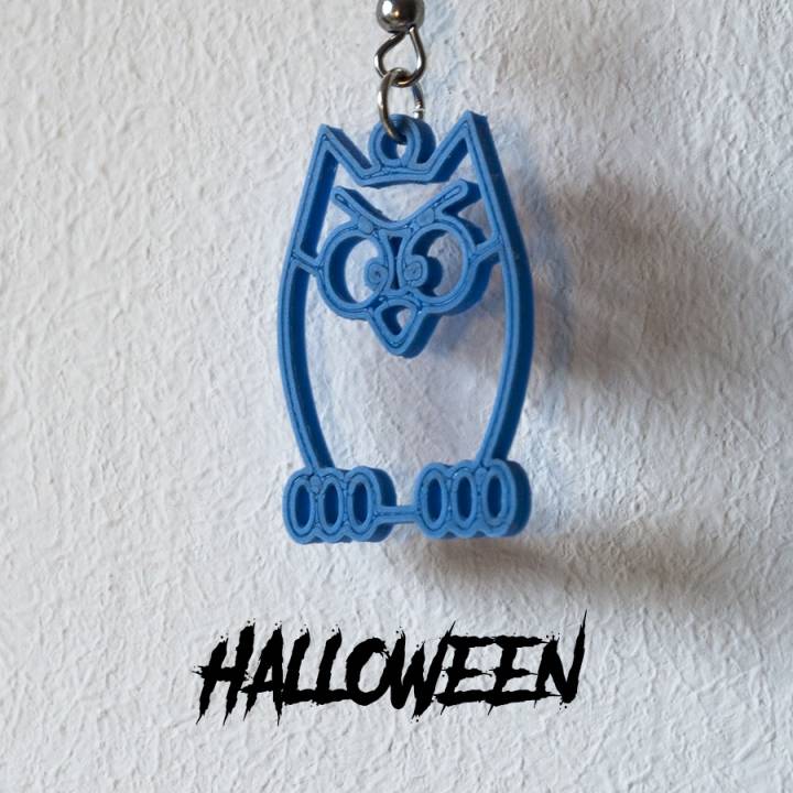 Earrings Halloween Owl 1 image