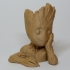 Baby Groot flower pot: "Gardens" of the Galaxy 2 print image