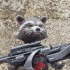 Guardians of the Galaxy Rocket Raccon print image