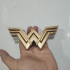 Embleme Wonder Woman print image