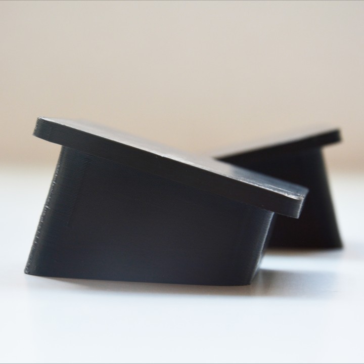 Angled Speaker Bases (Small Desktop Speakers) image