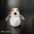 Screaming Porg - Star Wars The Last Jedi print image