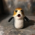 Screaming Porg - Star Wars The Last Jedi print image