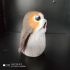 Screaming Porg - Star Wars The Last Jedi print image