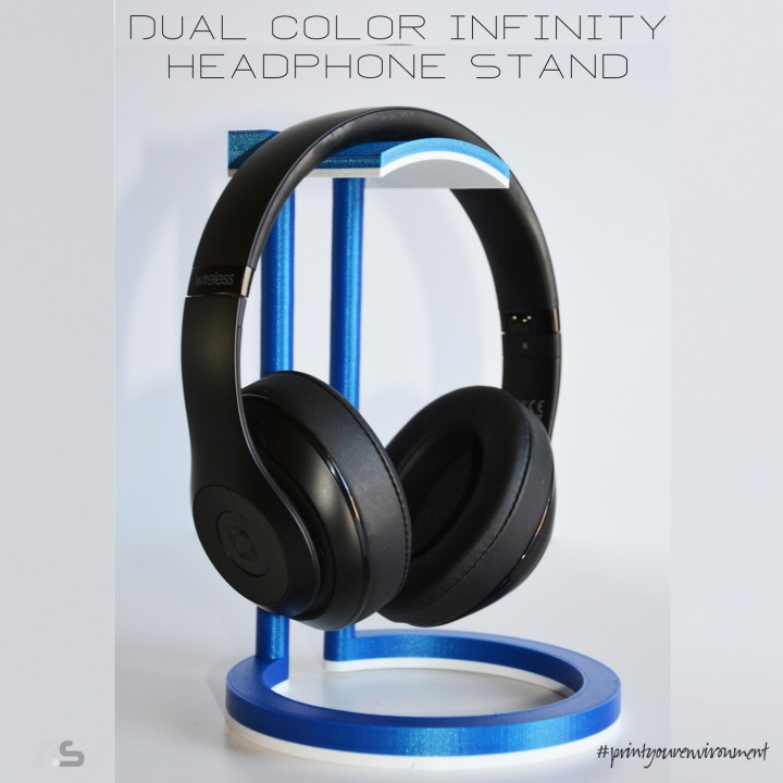 Dual Color Infinity Headphone Stand image