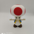 Toad from Mario games - Multi-color print image