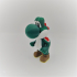 Yoshi from Mario games - Multi-color print image