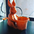 Easter Bunny Toy/Pot/Planter print image