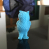 Owl Sculpture 3D Scan print image