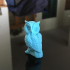 Owl Sculpture 3D Scan print image