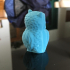 Owl Sculpture 3D Scan print image