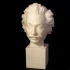 Einstein Bust 3D Scan (Jo Davidson) print image