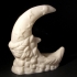 Moon Figurine (Statue 3D Scan) print image