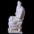 Moses By Michelangelo Sculpture (Statue 3D Scan) print image