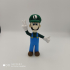 Luigi from Mario games - Multi-color print image