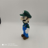 Luigi from Mario games - Multi-color print image