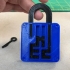 Puzzle Lock // Sliding Puzzle print image