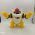 Bowser from Mario games - Multi-color print image