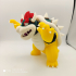 Bowser from Mario games - Multi-color print image